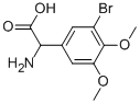 AMINO-(3-BROMO-4,5-DIMETHOXY-PHENYL)-ACETIC ACID Structure