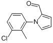 1-(3-CHLORO-2-METHYLPHENYL)-1H-PYRROLE-2-CARBALDEHYDE 구조식 이미지