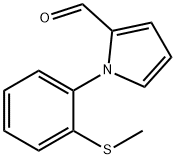 1-(2-메틸설파닐-페닐)-1H-피롤-2-카르발데하이드 구조식 이미지
