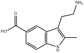 3-(2-Amino-ethyl)-2-methyl-1H-indole-5-carboxylic acid 구조식 이미지