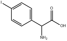 AMINO(4-IODOPHENYL)ACETIC ACID 구조식 이미지