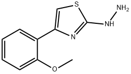 4-(2-Methoxyphenyl)-2(3H)-thiazolone hydrazone 구조식 이미지