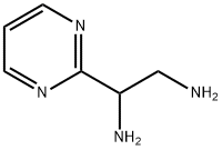 1,2-Ethanediamine, 1-(2-pyrimidinyl)- (9CI) Structure