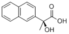 (S)-2-HYDROXY-2-메틸(2-나프탈렌)아세트산 구조식 이미지