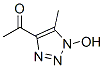 Ethanone, 1-(1-hydroxy-5-methyl-1H-1,2,3-triazol-4-yl)- (9CI) 구조식 이미지