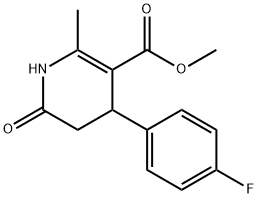 methyl 4-(4-fluorophenyl)-2-methyl-6-oxo-1,4,5,6-tetrahydro-3-pyridinecarboxylate Structure