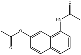 8-ACETAMIDONAPHTHALEN-2-YL ACETATE Structure