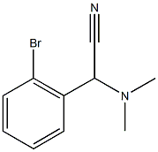 2-(2-BROMOPHENYL)-2-(DIMETHYLAMINO)ACETONITRILE Structure