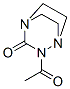 2-아세틸-1,2,4-트리아자비시클로[2.2.2]옥탄-3-온 구조식 이미지