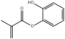 2-프로펜산,2-메틸-,2-히드록시페닐에스테르 구조식 이미지