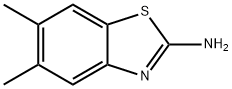 2-아미노-5,6-디메틸벤조티아졸 구조식 이미지