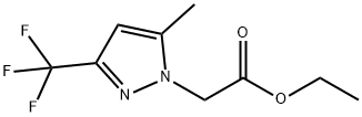 (5-METHYL-3-TRIFLUOROMETHYL-PYRAZOL-1-YL)-ACETIC ACID ETHYL ESTER Structure