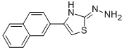 4-(2-NAPHTHALENYL)-2(3H)-THIAZOLONE HYDRAZONE Structure
