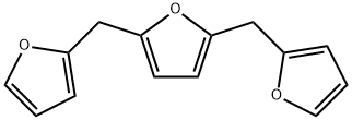 2,5-Bis[(2-furanyl)methyl]furan Structure