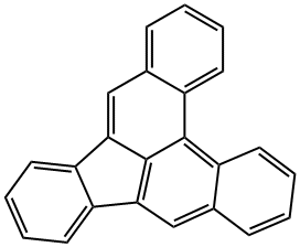Dibenz(b,e)fluoranthene 구조식 이미지