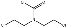 N,N-비스(2-클로로에틸)카바모일클로라이드 구조식 이미지
