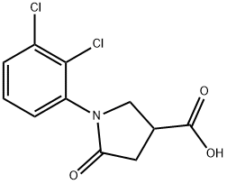 1-(2,3-dichlorophenyl)-5-oxopyrrolidine-3-carboxylic acid Structure