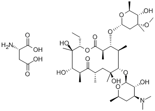에리스로마이신아스파테이트 구조식 이미지