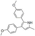 2-메틸-4,5-비스(4-메톡시페닐)-1H-피롤 구조식 이미지
