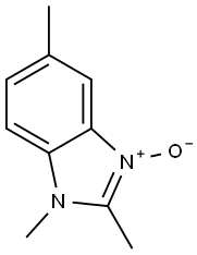 1H-벤즈이미다졸,1,2,5-트리메틸-,3-옥사이드(9CI) 구조식 이미지