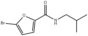 5-bromo-N-isobutyl-2-furamide Structure