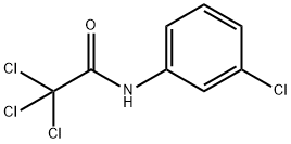 아세트아미드,2,2,2-트리클로로-N-(3-클로로페닐)- 구조식 이미지
