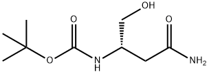 N-BOC-L-ASPARAGINOL Structure