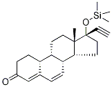 17-O-Trimethylsilyl 6,7-Dehydro Norethindrone Structure