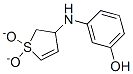 Phenol, 3-[(2,3-dihydro-1,1-dioxido-3-thienyl)amino]- (9CI) Structure