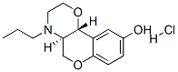 (+)-(4aR,10bR)-3,4,4a,10b-Tetrahydro-4-propyl-2H,5H-[1]benzopyrano[4,3-b]-1,4-oxazin-9-ol  hydrochloride 구조식 이미지