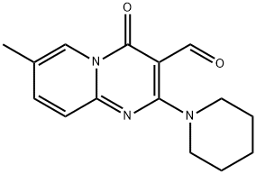 7-METHYL-4-OXO-2-PIPERIDIN-1-YL-4H-PYRIDO[1,2-A]PYRIMIDINE-3-CARBALDEHYDE 구조식 이미지