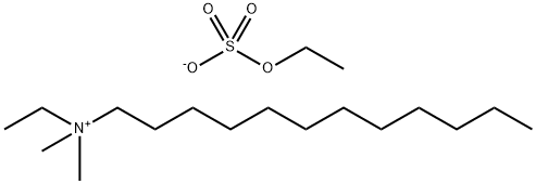 N-에틸-N,N-다이메틸-1-도데칸아미늄 에틸 황산염 구조식 이미지