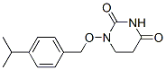 1-[(4-propan-2-ylphenyl)methoxy]-1,3-diazinane-2,4-dione Structure