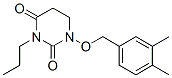 1-[(3,4-dimethylphenyl)methoxy]-3-propyl-1,3-diazinane-2,4-dione 구조식 이미지