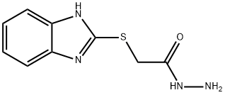 (2-BENZIMIDAZOLYLTHIO)ACETIC ACID HYDRAZIDE Structure