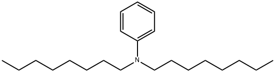 N,N-DI-N-옥틸라니린 구조식 이미지