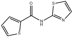 2-Thiophenecarboxamide,N-2-thiazolyl- Structure