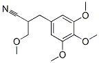 3-메톡시-2-(3,4,5-트리메톡시벤질)프로피오노니트릴 구조식 이미지