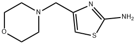 4-(MORPHOLIN-4-YLMETHYL)-1,3-THIAZOL-2-AMINE 구조식 이미지