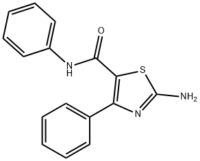 2-Amino-N,4-diphenylthiazole-5-carboxamide Structure