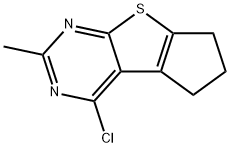 4-CHLORO-6-METHYL-2,3-DIHYDRO-1H-8-THIA-5,7-DIAZA-CYCLOPENTA[A]INDENE 구조식 이미지