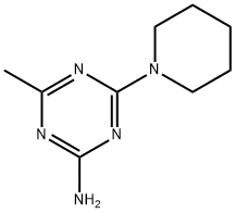 4-Methyl-6-(1-piperidinyl)-1,3,5-triazin-2-amine 구조식 이미지