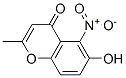 6-Hydroxy-2-methyl-5-nitrochromone 구조식 이미지