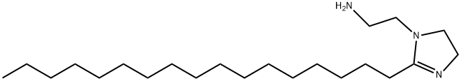 4,5-dihydro-2-heptadecyl-1H-imidazole-1-ethylamine Structure