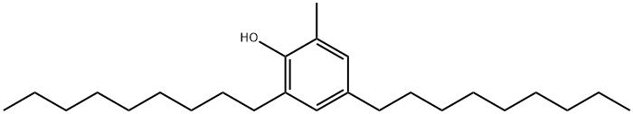 4,6-디노닐-o-크레졸 구조식 이미지
