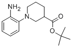 2-AMINO-(3-(TERT-BUTYLOXYCARBONYL)PIPERIDIN-1-YL)BENZENE 구조식 이미지