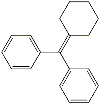 CYCLOHEXYLIDENEDIPHENYLMETHANE Structure