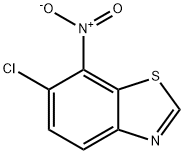 벤조티아졸,6-클로로-7-니트로-(8CI) 구조식 이미지