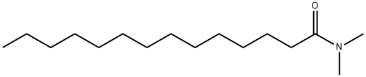 N,N-DIMETHYLTETRADECANAMIDE Structure