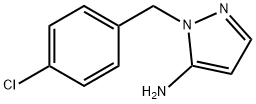1-(4-클로로벤질)-1H-피라졸-5-아민염화물 구조식 이미지